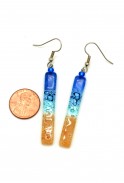 Long Glass Stick Earrings